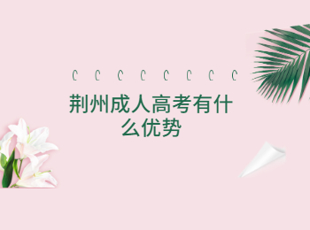 荆州成人高考有什么优势